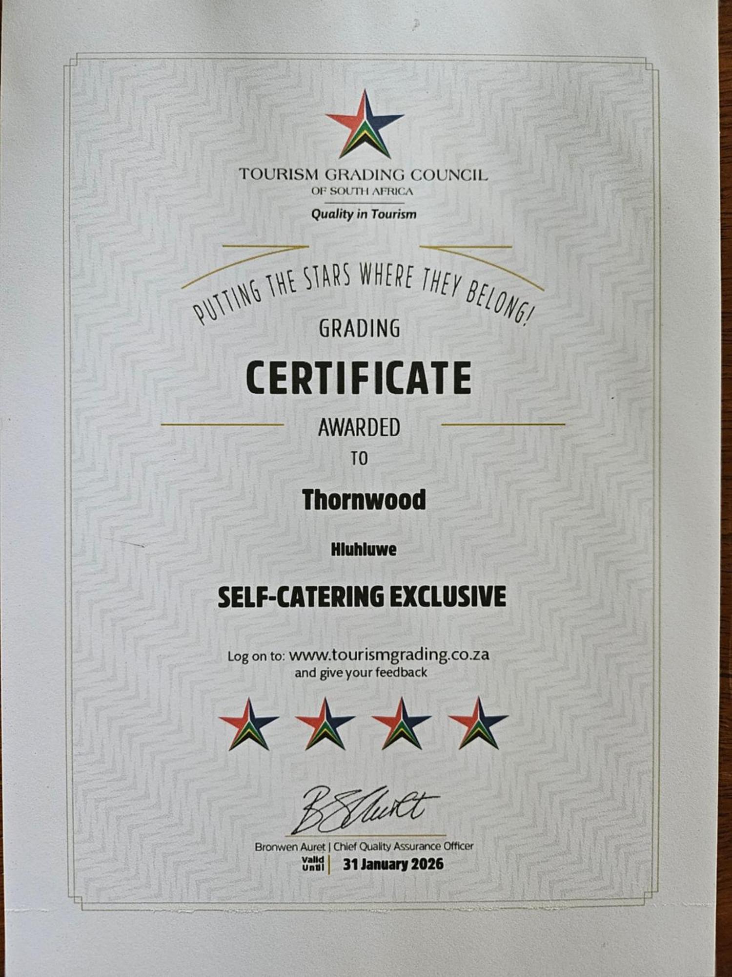 Thornwood Villa Хлухлуве Екстериор снимка